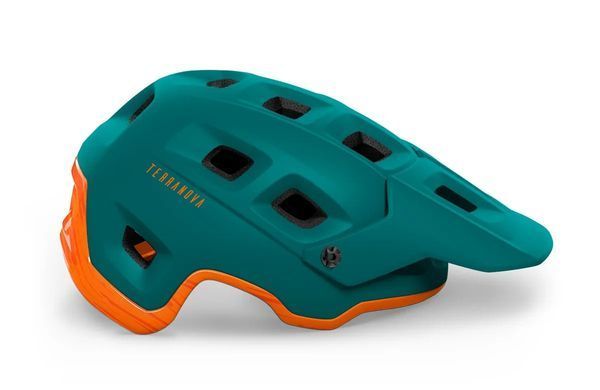 Шлем MET Terranova Alpine Green Orange | Matt Glossy, S