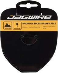 Трос для тормоза JAGWIRE 94SS3500 шлифованная нержавеющая сталь 1.5х3500мм - Sram/Shimano MTB, серебристый