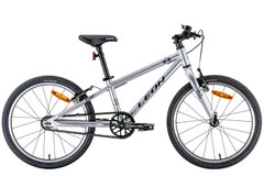 Велосипед 20" Leon GO Vbr 2024, сірий із чорним