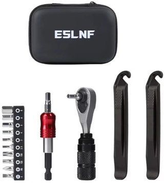 Ключ трещотка EsLNF с шестигранниками, в чехле