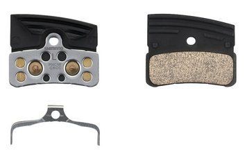Гальмівні колодки Shimano P04C-MF з радіатором, метал, чорний