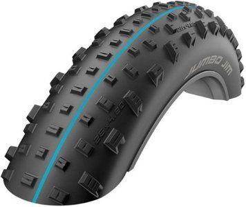 Покришка 26x4.80 (120-559) Schwalbe JUMBO JIM Evolution, Super Ground, TLE HS466 Addix SpeedGrip 127EPI, чорний