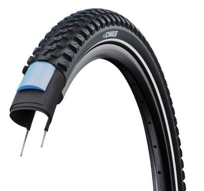 Покрышка 29x2.60 (65-622) Schwalbe Marathon Plus MTB Perf, SmartGuard, TwinSkin, B/B+RT HS468 ADDIX 67EPI 41B, чёрный