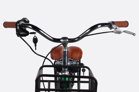 Электровелосипед 28" Dorozhnik eAQUAMARINE 36B 13А*г 500Вт (2026), 19", зеленый