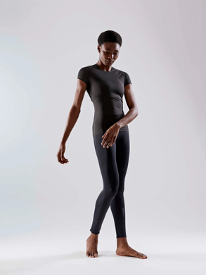 Футболка женская Craft Pro Dry Nanoweight SS Women, чёрный, S