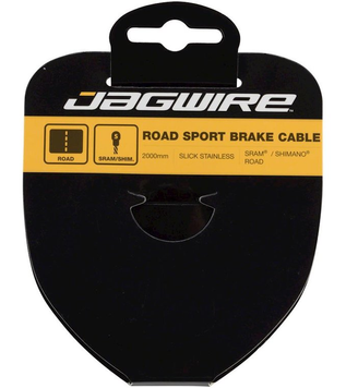 Трос для гальма JAGWIRE 96SS2750 шліфована нержавіюча сталь 1.5х2750мм - Sram / Shimano Road, сріблястий