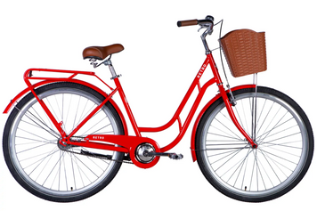 Велосипед 28" Dorozhnik RETRO (2026), 19", помаранчевий