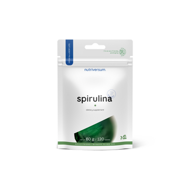 Спіруліна Nutriversum SPIRULINA, 120 таблеток