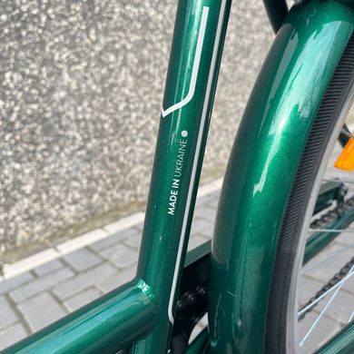 Велосипед 26" Dorozhnik CRYSTAL 2024, 17", темно-зелений із сірим