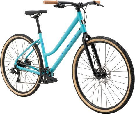 Велосипед 28" Marin Kentfield 1 ST рама - M 2025 Gloss Light Blue/Black/Brown