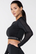 Топ Radical Active Crop Top, чёрный, S