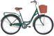 Велосипед 26" Dorozhnik CRYSTAL 2024, 17", темно-зелений із сірим