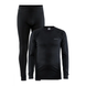 Термобілизна чоловіча Craft Core Dry Baselayer Set Man, чорний, XS