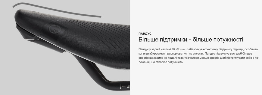 Седло Ergon SR Sport Gel Women, чёрный, M/L