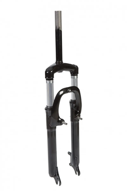 Вилка 26" Disk/V-brake різьбова 1" шток 185мм, чорний