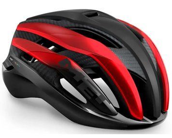 Шлем MET Trenta 3K Carbon Black Red Metallic | Matt Glossy, S