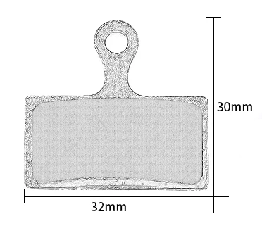 Гальмівні колодки Prox для гальм Shimano OEM, чорний