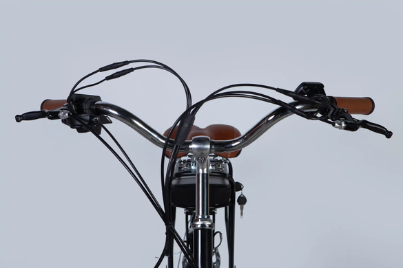 Электровелосипед 28" Dorozhnik eRETRO 36B 13А*г 500Вт (2026), 19", чёрный