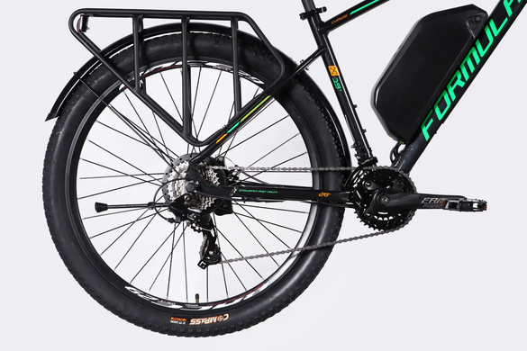 Електровелосипед 29" Formula eCURSOR MAN 48B 17.5А*г 500Вт (2026), 19", чорно-зелений