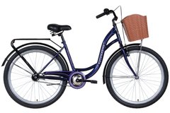 Велосипед 26" Dorozhnik AQUAMARINE 2022, 17", темно-фіолетовий