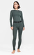 Термобілизна жіноча Craft Core Wool Merino Set Woman, зелений, M
