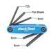 Мультитул Park Tool AWS-9.2 4/5/6мм, Т25, викрутка, cиній