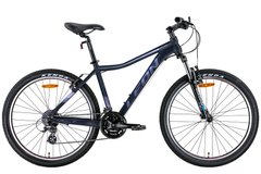 Велосипед 26" Leon HT-LADY AM preload Vbr 2022, 15", чорний з бузковим