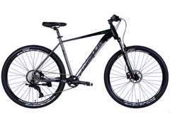 Велосипед 29" Formula ZEPHYR 1.0 AM HDD 2024, 21", чорно-сріблястий