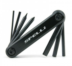 Мультиключ Spelli SBT-267, чёрный