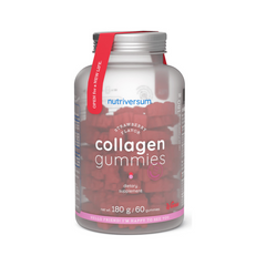Колагенові жуйки Nutriversum COLLAGEN GUMMIES (без цукру), полуниця, 60 жувальних гумок