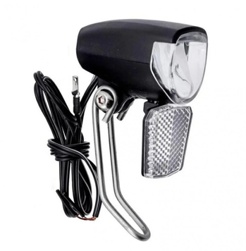 Передняя фара X-Light JY-7093 под динамо, чёрный