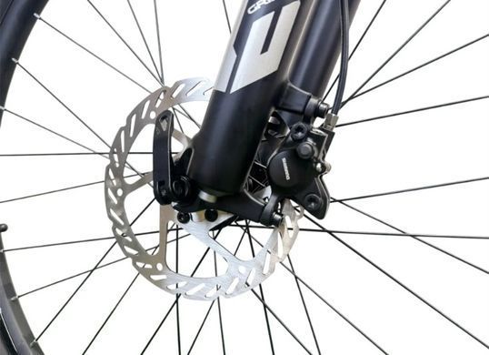 Велосипед Griffin Turbo PRO 26", 15" (140 - 165 см), сірий з сріблястим