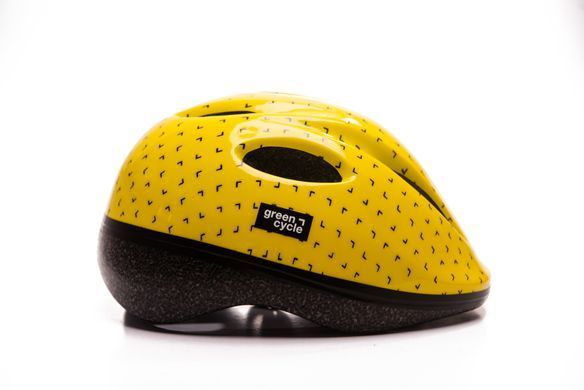 Шлем детский Green Cycle FLASH, желтый с черным, 2XS