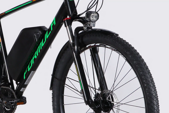 Электровелосипед 29" Formula eCURSOR MAN 48B 17.5А*г 500Вт (2026), 21", черно-зеленый