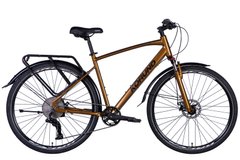 Велосипед 28" Дорожник KORUND AM DD 2024, 20", коричневый