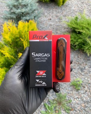 Фара задняя ProX Sargas SMD LED 20 Lm USB с поворотами, чёрный