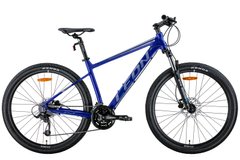 Велосипед 27.5" Leon XC-80 AM Hydraulic lock out HDD 2022, 18", синій із сірим