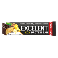 Протеиновый батончик NUTREND Excelent Protein bar (Ананас + Ваниль) 85 г