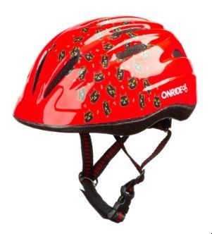 Шлем ONRIDE Clip кошки, красный, M