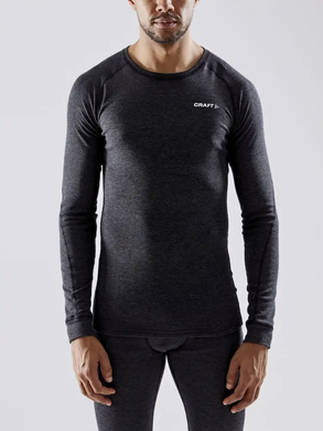 Термобелье мужское Craft Core Wool Merino Set Man, чёрный, XS