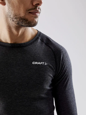 Термобелье мужское Craft Core Wool Merino Set Man, чёрный, XS