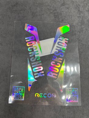 Наліпка на вилку RockShox Recon, oil slick