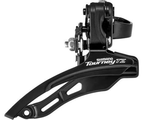 Перемикач передній Shimano FD-TZ510 31.8мм, верхня тяга, чорний