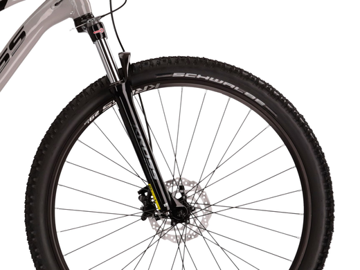 Велосипед 29" KROSS Level 3.0 (2021), 22", сіро-чорний