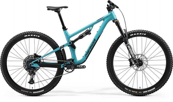 Велосипед 29" Merida ONE-FORTY 700 (2022), M, metallic teal/black