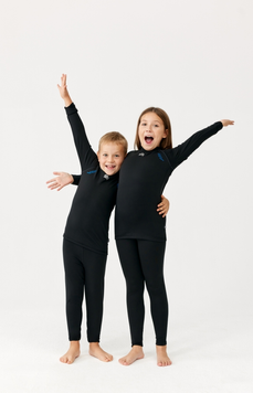 Термобілизна Radical Edge KIDS + шапка, чорний, на зріст 104/110