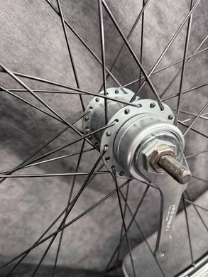 Колесо заднє 28', Shimano Nexus SG-3c41, 36 спиць, гальма V-brake/ ножні, чорне, чорний
