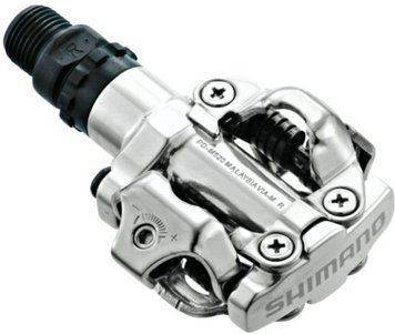 Педалі Shimano PD-M520, SPD, сріблястий