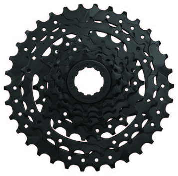 Кассета SunRace CSM40 7AV B, 7 скоростей, 11-34T, чёрный