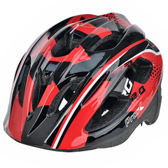 Шлем велосипедный ProX Armor, красный с черным, размер XS